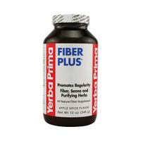 2 Packs of Yerba Prima Fiber Plus Powder Apple Spice - 12 Oz
