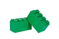 EverBlock Modular Building Blocks - Full Block Bulk Pack, 18 Blocks - Green