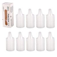YARUMI 200 Pieces Ear Thermometer Probe Covers,Replacement Ear Thermometer Covers,Digital Thermometers IRT 2520 Lens Filters,Home Hospital Disposable Covers for All Ear Thermometer Models,Clear