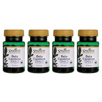 Swanson Beta-Carotene (Vitamin A) 25000 Iu (7500 mcg) 100 Sgels (4 Pack)