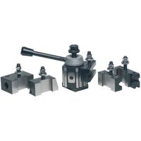 Phase II 251-100 100ST 6 Pc Piston Q/C Tool Post Set-Lathe Swing 9"-12"