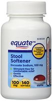 Equate - Stool Softener 100 mg, 140 Capsules (Compare to Colace) (1)