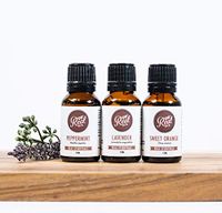 Top 3 Singles Kit | 100% Pure & Therapeutic-Quality with Peppermint, Lavender & Sweet Orange Essential Oils | GC-MS Tested to Prove Purity