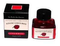 J. Herbin Fountain Pen Refill Rouge Caroubier Bottled Ink - H130-22