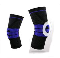 Sporthomer 2Pack Knee Brace Support Compression Sleeves, Professional Knee Pads for ACL, Running, Pain Relief, Injury Recovery, Basketball,Joint Pain Relief, Arthritis Injury Recovery, Sport, Black– L