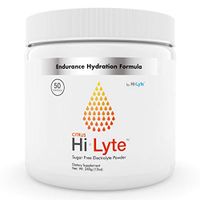 Hi-Lyte Electrolyte Powder | 500mg Potassium + 500mg Sodium from Sea Salt | Hydration & Stamina Booster | No Sugar, Carbs, Maltodextrin or Artificial Ingredients | Citrus Salt | 50 Servings