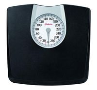 Sunbeam Rotating Dial Full View Compact Health and Wellness Bedroom Bathroom Weight Scale (Certified Refurbished)