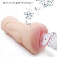 Mbbcdd Women's Silicone Tòrso Sucking Endless Happiness for Man Tshirt Realistic Toys Oral Cup Põckët-Püssý Pû`ssycat