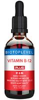 Vitamin B12 Liquid Sublingual Drops Plus B1-B6 in Fastest Absorption Way. Most Complete Formula to Support Brain Cells and Nerve Tissue, Enhance Red Blood Cell Function, Increase Energy and Metabolism