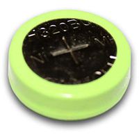 Exell 1.2V 320mAh NiMH Coin Button Rechargeable Battery Flat Top Cell USA Ship