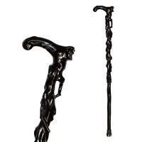 Wooden Walking Canes Crutches for Women Men Elegant Engraved Heavy Duty Lighgweight Vintage Mobility Aids Great Gift for Seniors