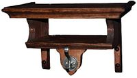 CPAP"Charlie" Shelf Double Red Oak Victorian