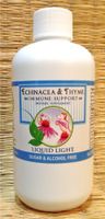 Echinacea & Thyme with Elderberry (8 oz Bottle) - Cold Season Immune System Support. Kid Safe Too.