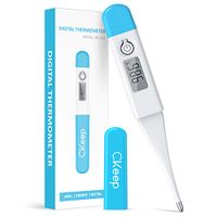 Thermometer for Fever, Quick Reading Digital Waterproof Oral Thermometer with Fever Indicator and Memory Recall, Best Accurate Rectum Armpit Reading Thermometer for Baby Kids and Adults