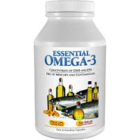 Andrew Lessman Essential Omega-3 Unflavored 30 Softgels - Ultra-Pure, High Potency Omega-3 Oils. High DHA, No Stomach Upset, No Contaminants, No Mercury. Small Easy to Swallow Softgels