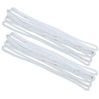 100Pcs 160mm 6.3 Inch Premium Clear Plastic Luggage Tag Loops Straps Name Clothing Price Tag Loop Straps Worm Loops for Luggage Bag ID Tag