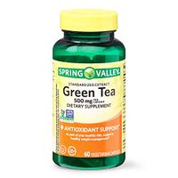 Spring Valley Green Tea 500 mg, Antioxidant Support, 60 Vegetarian Capsules (Pack of 2)