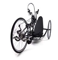 Top End Force-3 Stock Handcycle, 17-inch Seat Width, Black with Disc Brake, 60121611