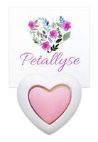 Portable Aroma Diffuser - Small Refillable Ceramic Essential Oils Wicking Diffusers | Heart-Shaped Subtle Aroma with Wick for Kids Room Baby Nursery Home Office | No Electricity or Water Needed