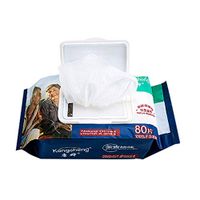 GoodLock(TM) Portable Wet Wipes for Adults Babies, Refreshing Skincare Sanitary Wipes, One Time Alcohol Free Cleaning Wipes for Home/Travel/Outdoor 80 Wipes