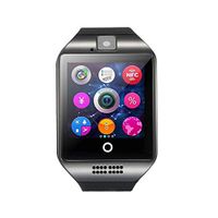 Smart Watch Touch Screen Smartwatch with Camera and SIM Card TF/SD Card Slot Pedometer Activity Tracker for Android iOS Phones Samsung (Black)