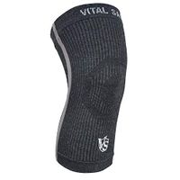 Vital Salveo-Compression Joint Protection Recovery Knee Sleeve/Brace S-Support, Pain Relief, Sports and Daily wear-Dark Grey (1PC)-L