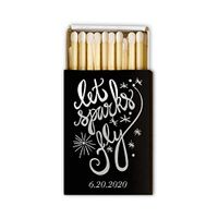 2400pk Box Matches - Black-Favors