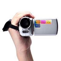 Alisena Video Camera Camcorder, HD 1080P Digital Camcorder 12MP 1.8 Inch TFT Screen 16X Digital Zoom Camera Recorder Night Photography Recording Digital Video Camera Dome Cameras