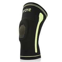 Protle Knee Compression Brace Sleeve Support with Silicone Gel Pads for Gym Workout, Jogging, Crossfit, Joint Pain Relief, Knee Injury, Arthritis, Tendonitis, MCL Tear, Sports