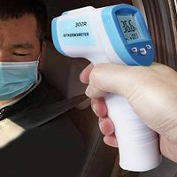 Fishoo Forehead Digital Infrared Thermometer Non-Contact Handheld Baby Adult Temperature Meter