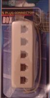 5 Port (or 4 , 3 , 2) Way Telephone (Phone , Modem , Fax) Line Splitter 4-Wire Adapter