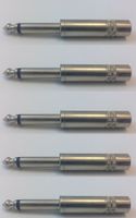CES 1/4" TRS Stereo Female to 1/4" TS Mono Male (5 Pack)