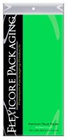 Flexicore Packaging Apple Green Gift Wrap Tissue Paper XL | Size: 20 Inch X 30 Inch | Count: 10 Sheets | Color: Apple Green