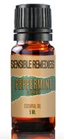 Peppermint (Supreme) Essential Oil 100% Pure Therapeutic Premium Quality Undiluted, Sensible Remedies 5 mL (0.167 fl oz)
