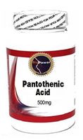 Pantothenic Acid 500mg 200 Capsules # BioPower Nutrition