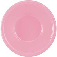 New Pink Plastic Bowls, 12oz, 200 Ct.