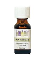 Aura Cacia, Oil Essential Sandalwood, 0.5 Fl Oz