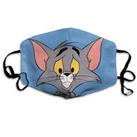 SSUJ7 Tom Cat Cartoon Men Women Adjustable Earloop Mouth Guard Anti-Dust Washable Reusable Mouth Guard for Kids Teens Adults Anti Pollution,Anti-smog