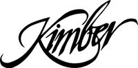 Kimber Firearm Logo - Vinyl 6" wide (color: BLACK) decal laptop tablet skateboard car windows sticker
