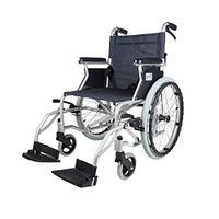 Hong Tai Yang XF Manual Wheelchair Aluminum Alloy Lightweight Folding Portable Multi-Function Elderly Disabled Scooter - Load 100kg Armchairs