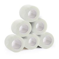 6PCS 5cm × 5m Self Adherent Cohesive Wrap Bandages First Aid Gauze for Wrist Stretch Athletic Tape