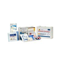 25 Person Contractor ANSI A+ First Aid Kit, Metal Case Class I & II - 25 Person OSHA Compliant 2018 First Aid Kit for Contractors Emergency Kit