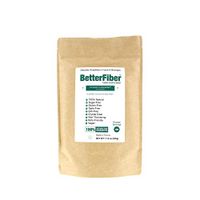 BetterFiber - Prebiotic Fiber Supplement [100% Generic Equivalent of Leading Brand] ⊘ Non-GMO ❤ Gluten-Free ☮ Vegan ✡ OU Kosher Certified - 17.6oz/500g (125 Servings)