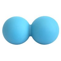 Peanut Double Massage Ball/Peanut Therapy Ball- Premium Silicone - Suited for Myofascial Release and Self-Yoga Using Trigger Point and Deep Tissue Therapy of Feet, Hands, Back. (Blue)