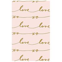 JAM PAPER Design Tissue Paper - Love Signature - 3 Packs of 4 Sheets