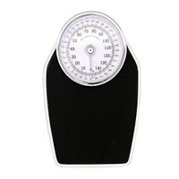 Lcxliga Professional Mechanical Bathroom Scale,Cold Rolled Steel Material Precision Body Weight Scales,Analog Dial Clear Reading,150kg/330lb (Color : White)