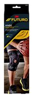 Futuro Hinged Knee Brace, Firm Stabilizing Support, Adjust to Fit, Black
