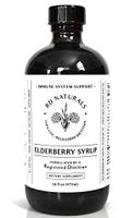 RD Naturals Elderberry Syrup - Formulated by a Registered Dietitian - Made with Raw Honey, Herbs, and Spices - No Preservatives, All Natural, Great Taste, 16oz Glass Bottle… (16oz)