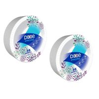 Dixie Everyday Paper Bowls, 10 Ounces, 36 Count, Lunch Size Disposable Plates (2 PACK)