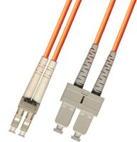 1ft Multimode Duplex Fiber Optic Cable (62.5/125) - LC to SC (0.3M)